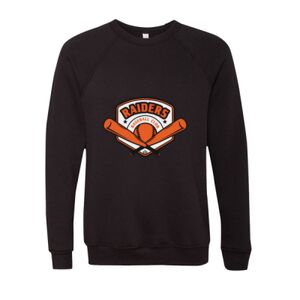 Unisex Sponge Fleece Raglan Crewneck Sweatshirt Thumbnail