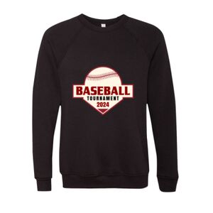 Unisex Sponge Fleece Raglan Crewneck Sweatshirt Thumbnail