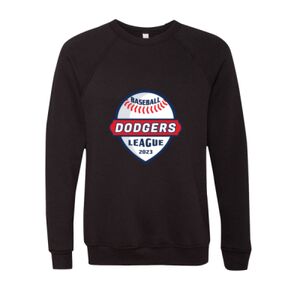 Unisex Sponge Fleece Raglan Crewneck Sweatshirt Thumbnail