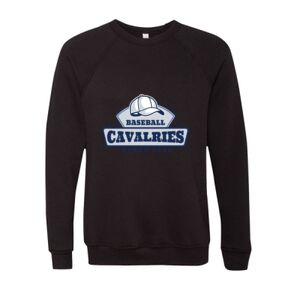 Unisex Sponge Fleece Raglan Crewneck Sweatshirt Thumbnail