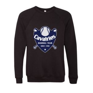 Unisex Sponge Fleece Raglan Crewneck Sweatshirt Thumbnail
