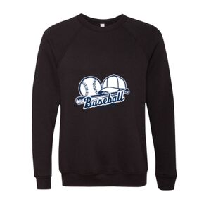 Unisex Sponge Fleece Raglan Crewneck Sweatshirt Thumbnail