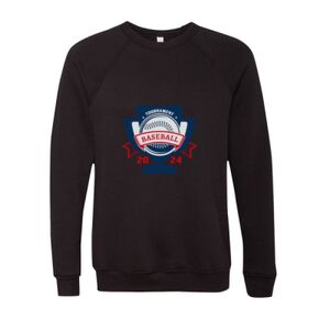 Unisex Sponge Fleece Raglan Crewneck Sweatshirt Thumbnail