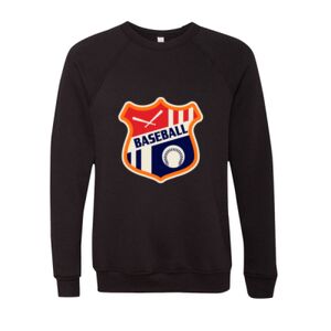 Unisex Sponge Fleece Raglan Crewneck Sweatshirt Thumbnail