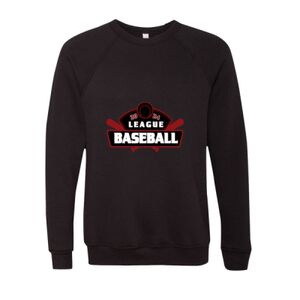 Unisex Sponge Fleece Raglan Crewneck Sweatshirt Thumbnail