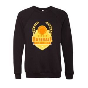 Unisex Sponge Fleece Raglan Crewneck Sweatshirt Thumbnail