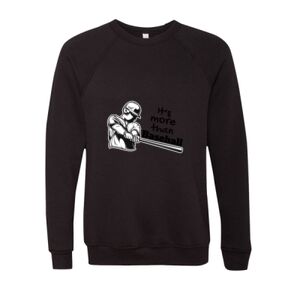Unisex Sponge Fleece Raglan Crewneck Sweatshirt Thumbnail