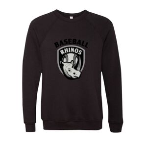 Unisex Sponge Fleece Raglan Crewneck Sweatshirt Thumbnail