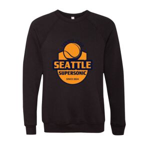 Unisex Sponge Fleece Raglan Crewneck Sweatshirt Thumbnail