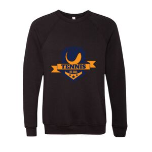 Unisex Sponge Fleece Raglan Crewneck Sweatshirt Thumbnail
