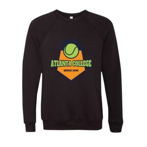Unisex Sponge Fleece Raglan Crewneck Sweatshirt Thumbnail