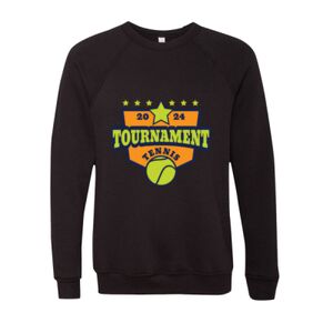 Unisex Sponge Fleece Raglan Crewneck Sweatshirt Thumbnail