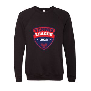 Unisex Sponge Fleece Raglan Crewneck Sweatshirt Thumbnail