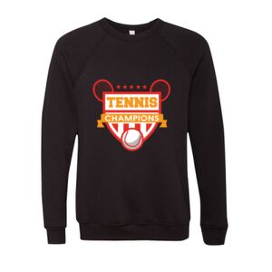 Unisex Sponge Fleece Raglan Crewneck Sweatshirt Thumbnail