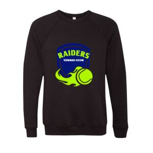 Unisex Sponge Fleece Raglan Crewneck Sweatshirt Thumbnail
