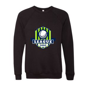 Unisex Sponge Fleece Raglan Crewneck Sweatshirt Thumbnail