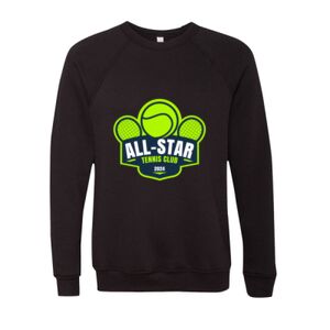 Unisex Sponge Fleece Raglan Crewneck Sweatshirt Thumbnail