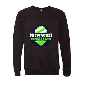 Unisex Sponge Fleece Raglan Crewneck Sweatshirt Thumbnail