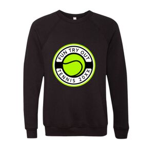 Unisex Sponge Fleece Raglan Crewneck Sweatshirt Thumbnail