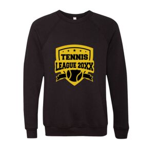 Unisex Sponge Fleece Raglan Crewneck Sweatshirt Thumbnail