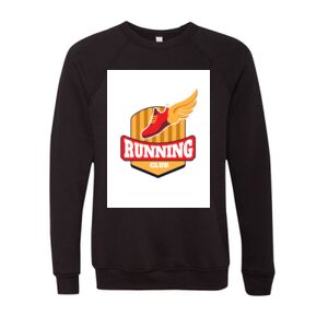 Unisex Sponge Fleece Raglan Crewneck Sweatshirt Thumbnail