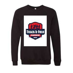 Unisex Sponge Fleece Raglan Crewneck Sweatshirt Thumbnail