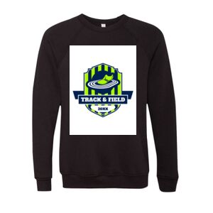 Unisex Sponge Fleece Raglan Crewneck Sweatshirt Thumbnail