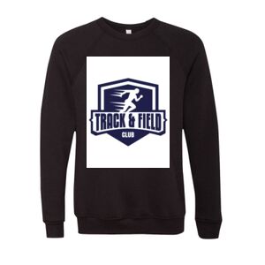 Unisex Sponge Fleece Raglan Crewneck Sweatshirt Thumbnail