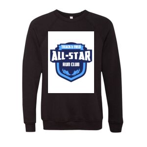 Unisex Sponge Fleece Raglan Crewneck Sweatshirt Thumbnail