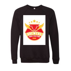 Unisex Sponge Fleece Raglan Crewneck Sweatshirt Thumbnail