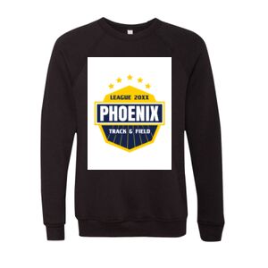 Unisex Sponge Fleece Raglan Crewneck Sweatshirt Thumbnail
