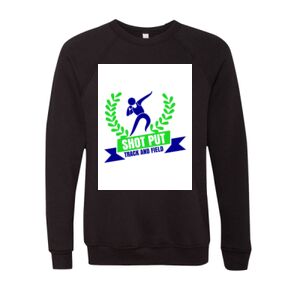 Unisex Sponge Fleece Raglan Crewneck Sweatshirt Thumbnail