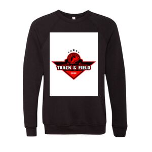 Unisex Sponge Fleece Raglan Crewneck Sweatshirt Thumbnail