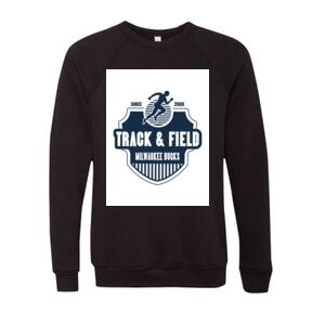 Unisex Sponge Fleece Raglan Crewneck Sweatshirt Thumbnail