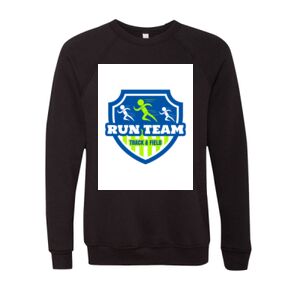 Unisex Sponge Fleece Raglan Crewneck Sweatshirt Thumbnail