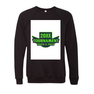 Unisex Sponge Fleece Raglan Crewneck Sweatshirt Thumbnail