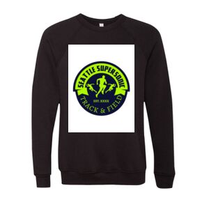 Unisex Sponge Fleece Raglan Crewneck Sweatshirt Thumbnail