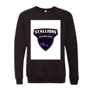 Unisex Sponge Fleece Raglan Crewneck Sweatshirt Thumbnail