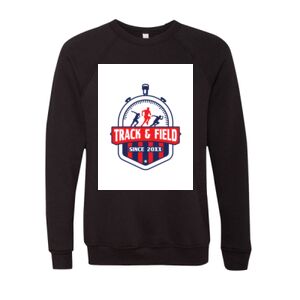 Unisex Sponge Fleece Raglan Crewneck Sweatshirt Thumbnail