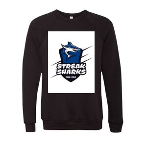 Unisex Sponge Fleece Raglan Crewneck Sweatshirt Thumbnail