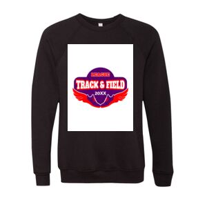 Unisex Sponge Fleece Raglan Crewneck Sweatshirt Thumbnail