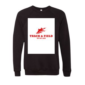 Unisex Sponge Fleece Raglan Crewneck Sweatshirt Thumbnail