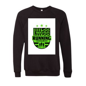 Unisex Sponge Fleece Raglan Crewneck Sweatshirt Thumbnail