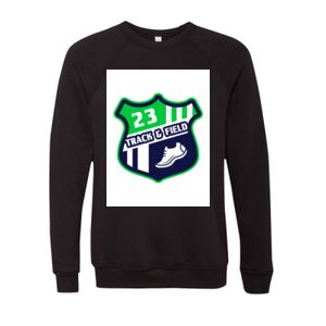 Unisex Sponge Fleece Raglan Crewneck Sweatshirt Thumbnail
