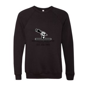 Unisex Sponge Fleece Raglan Crewneck Sweatshirt Thumbnail