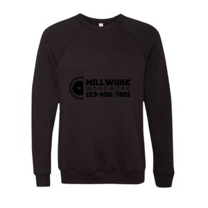 Unisex Sponge Fleece Raglan Crewneck Sweatshirt Thumbnail