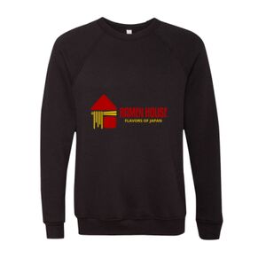 Unisex Sponge Fleece Raglan Crewneck Sweatshirt Thumbnail