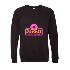 Unisex Sponge Fleece Raglan Crewneck Sweatshirt Thumbnail
