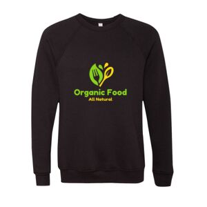 Unisex Sponge Fleece Raglan Crewneck Sweatshirt Thumbnail