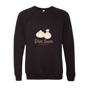 Unisex Sponge Fleece Raglan Crewneck Sweatshirt Thumbnail